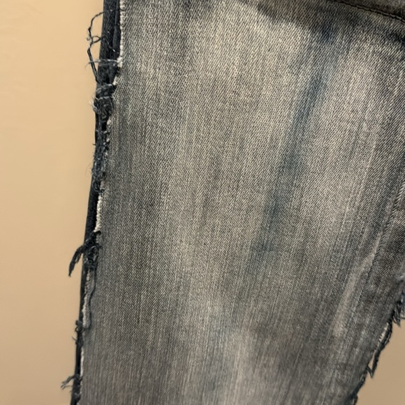 Men’s blue jeans like new two toned and patched in some areas - Picture 15 of 15